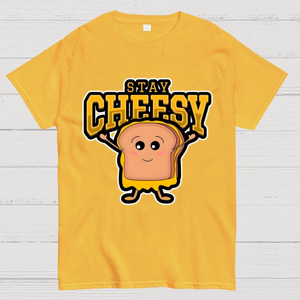 Sandwich STAY CHEESY Geek T-Shirt