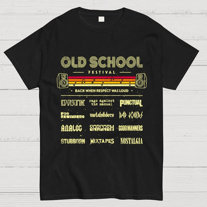 Old School Festival Unisex Geek T-Shirt