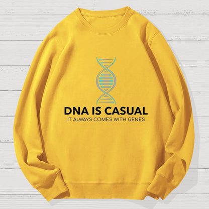 DNA Is Casual Geek Cotton Sweatshirt