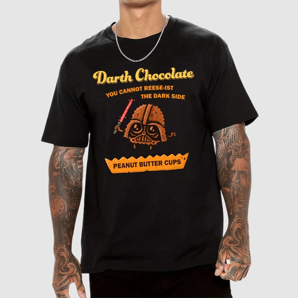 Dart Chocolate Peanut Butter Cups Unisex Geek T-Shirt