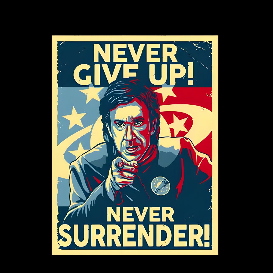 Never Give Up Geek T-Shirt