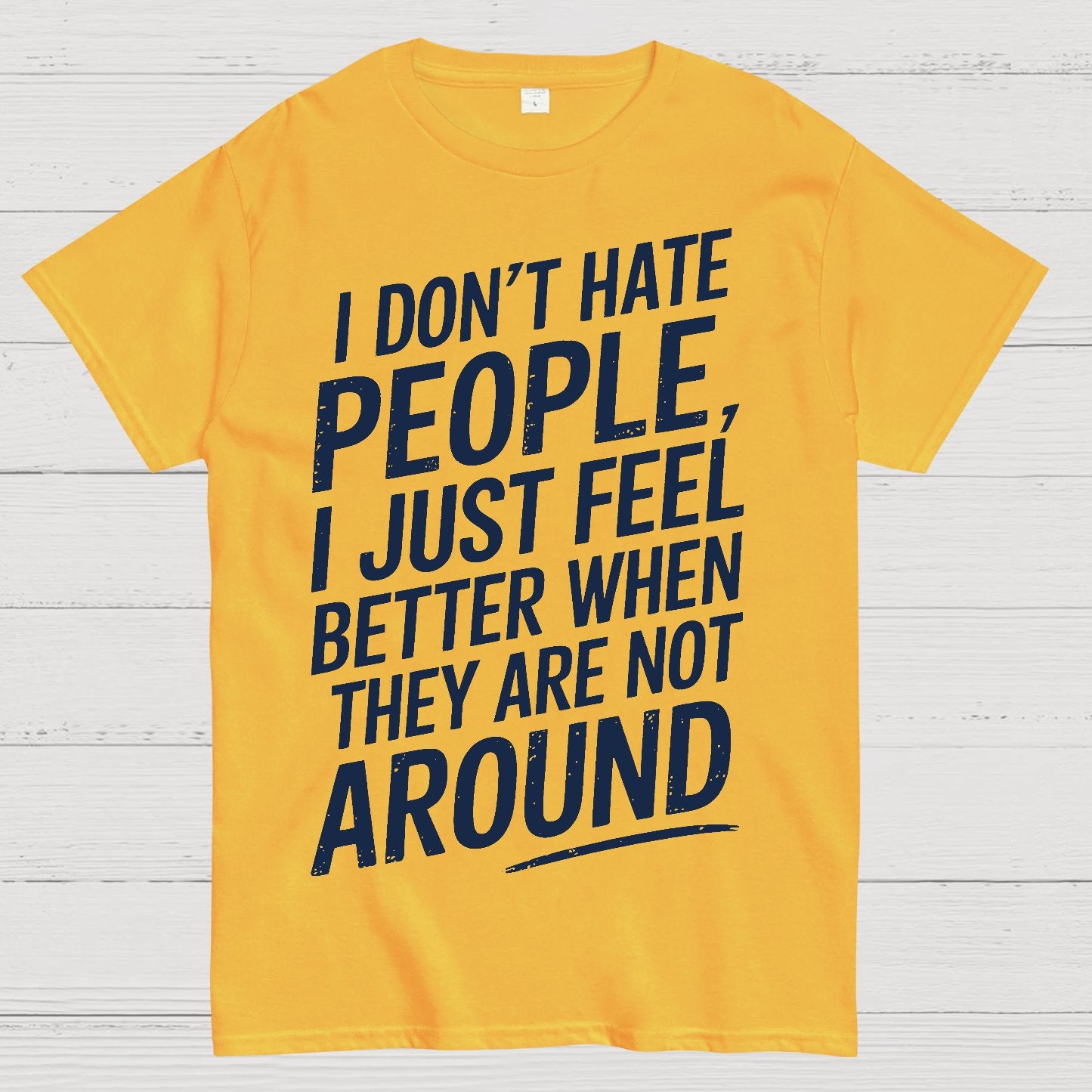 I Don't Hate People Geek T-Shirt