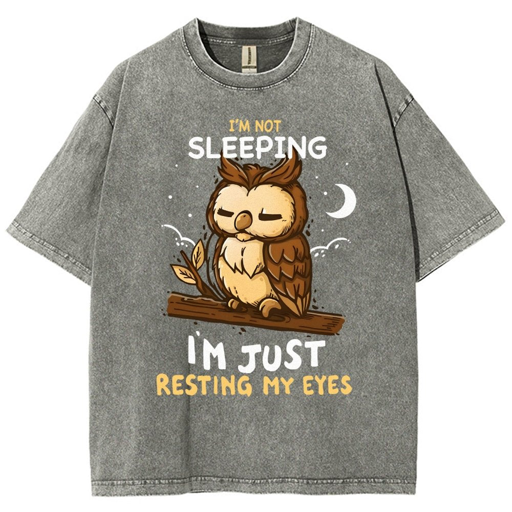 Just Resting My Eyes Vintage Distressed T-shirt