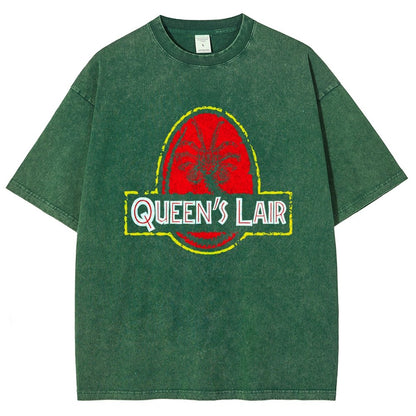 Queen's Lair Vintage Distressed T-shirt