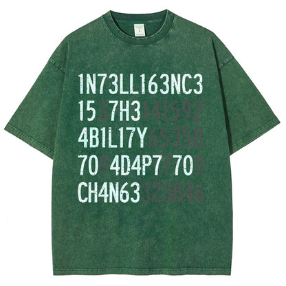 Intelligence Vintage Distressed T-shirt