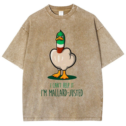 Maladjusted Mallard Vintage Distressed T-shirt