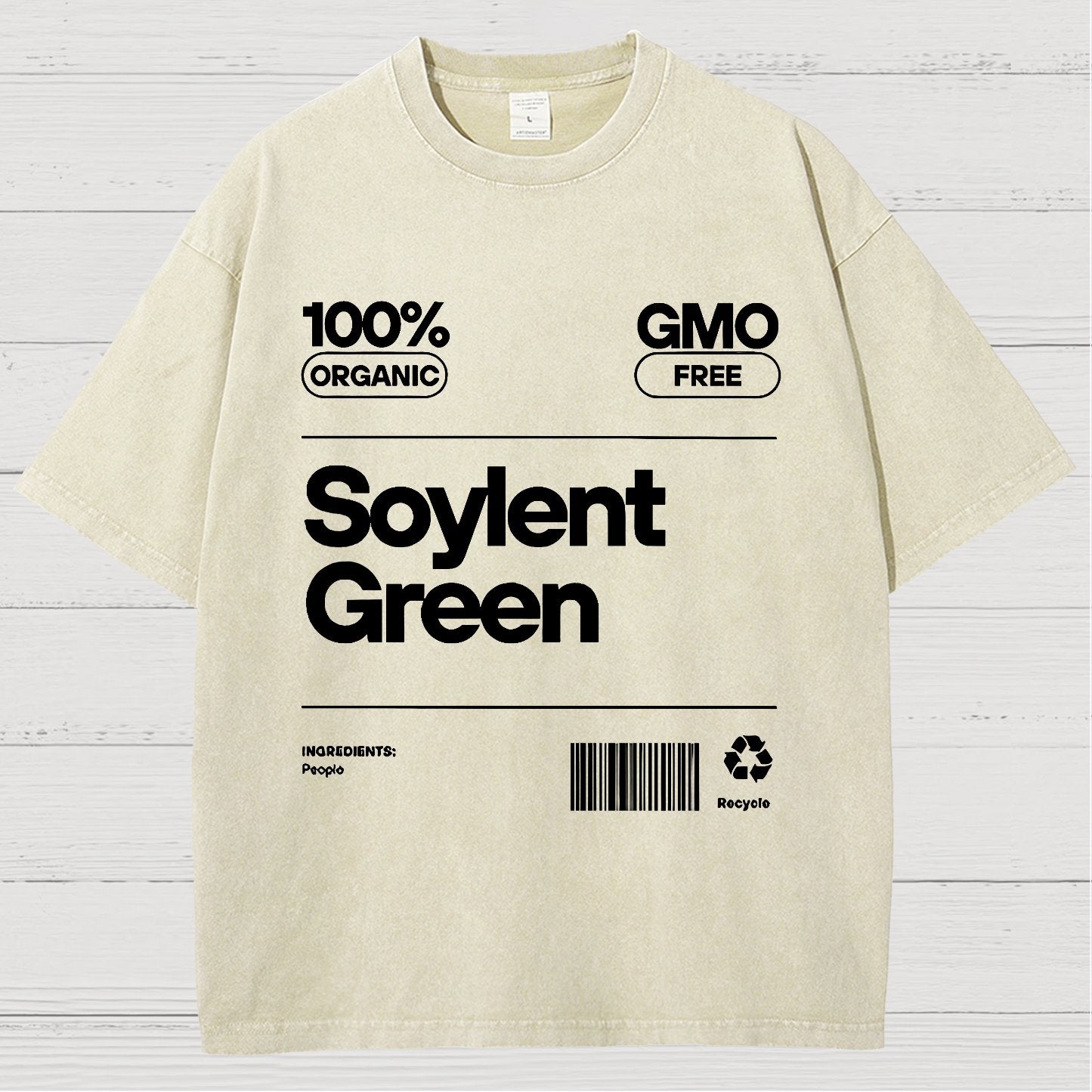 Soylent Green Tag Nerd Vintage Distressed T-shirt