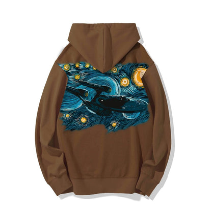 Printed Back Cotton Hoodie