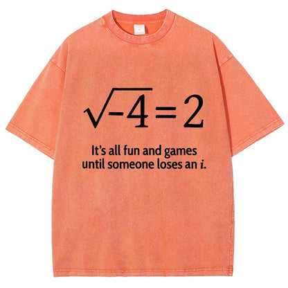 Funny Math Kids Shirt Vintage Distressed T-shirt