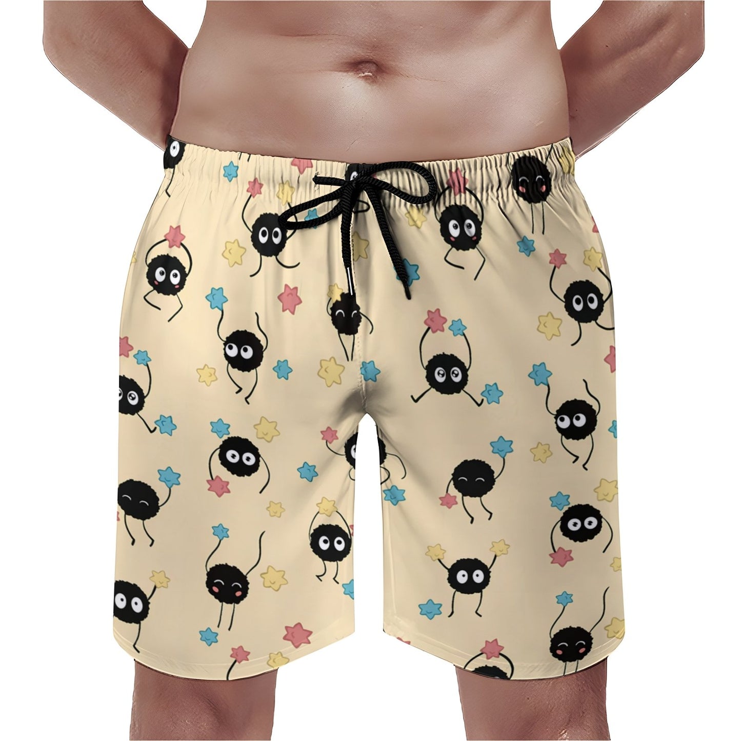 Cute Little Black Ball Geek Shorts