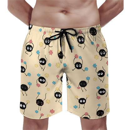 Cute Little Black Ball Geek Shorts