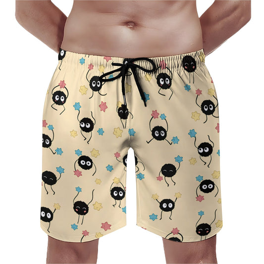 Cute Little Black Ball Geek Shorts
