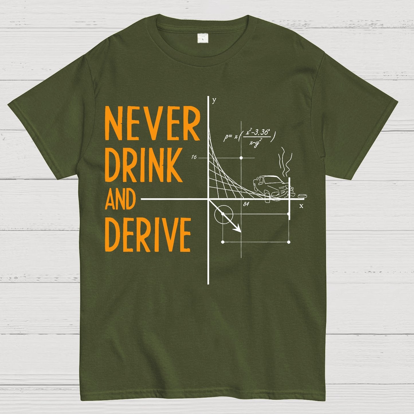 Never Drink and Derive Geek T-Shirt