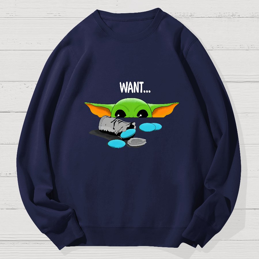 Children Want ! Funny Geek Cotton Sweatshirt