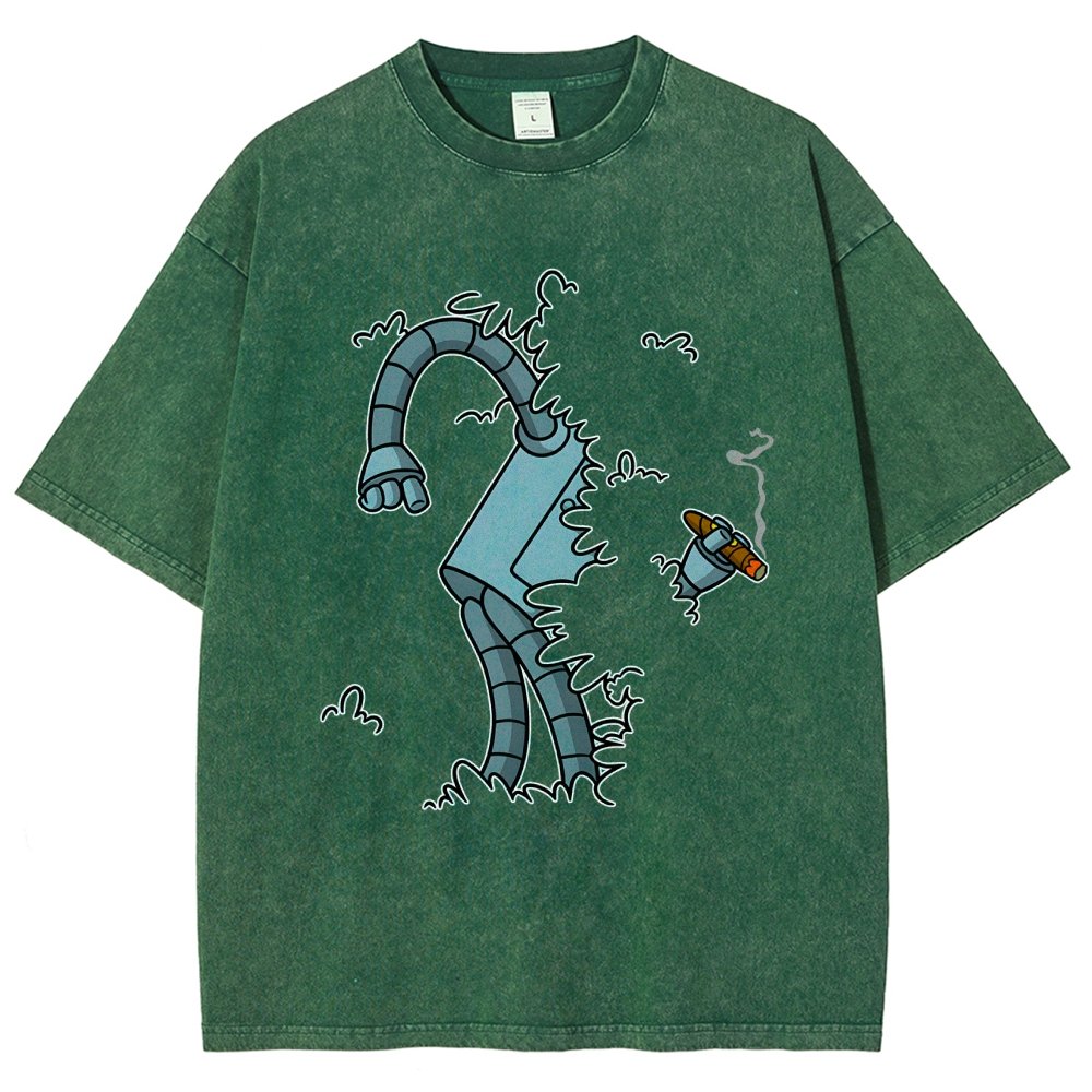 Bite My Shiny Metal Thing Vintage Distressed T-shirt