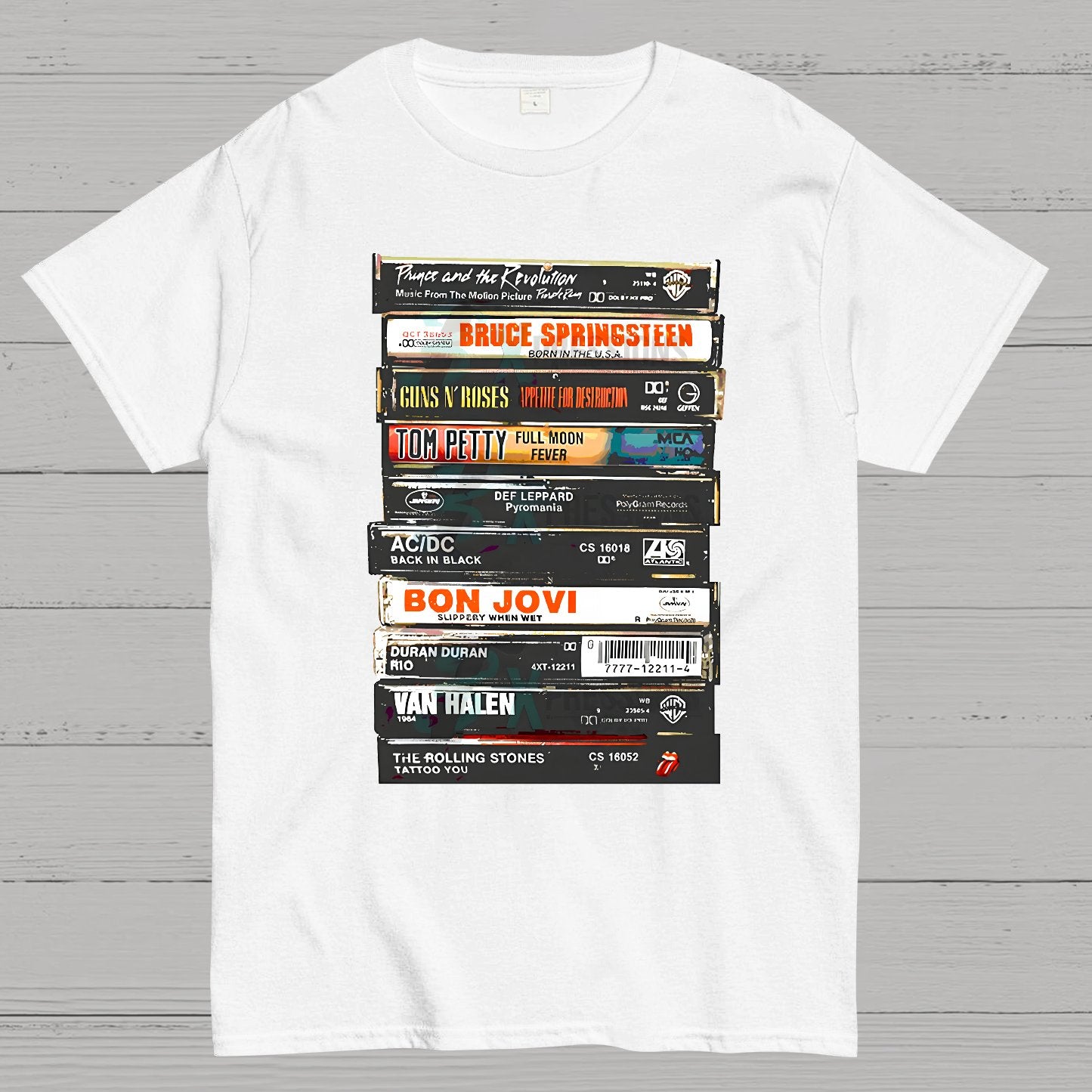 Vintage Rock Cassettes Geek T-Shirt
