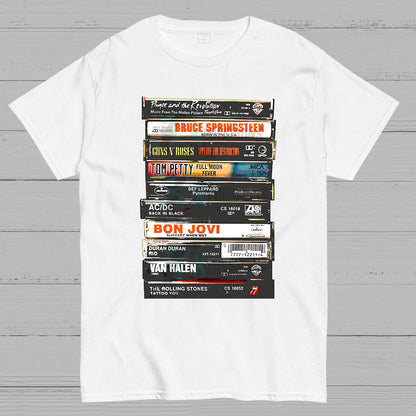 Vintage Rock Cassettes Geek T-Shirt