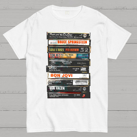 Vintage Rock Cassettes Geek T-Shirt