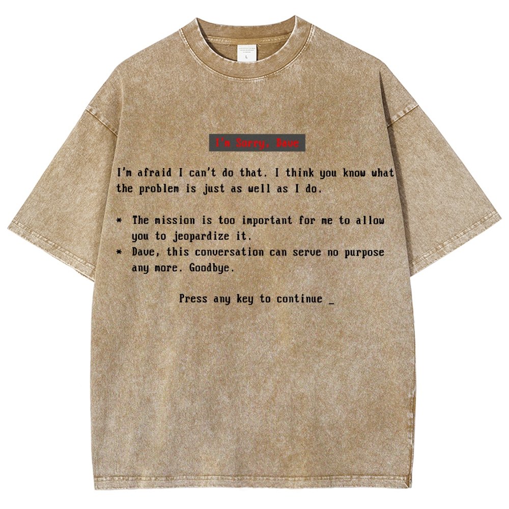 Blue Screen of AI Vintage Distressed T-shirt