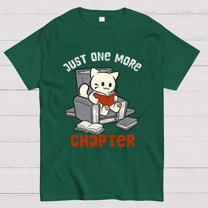 Just One More Chapter Cat Geek T-Shirt