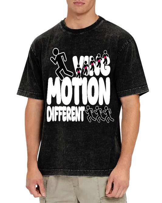 Ving Motion Different Funny Vintage Distressed T-shirt