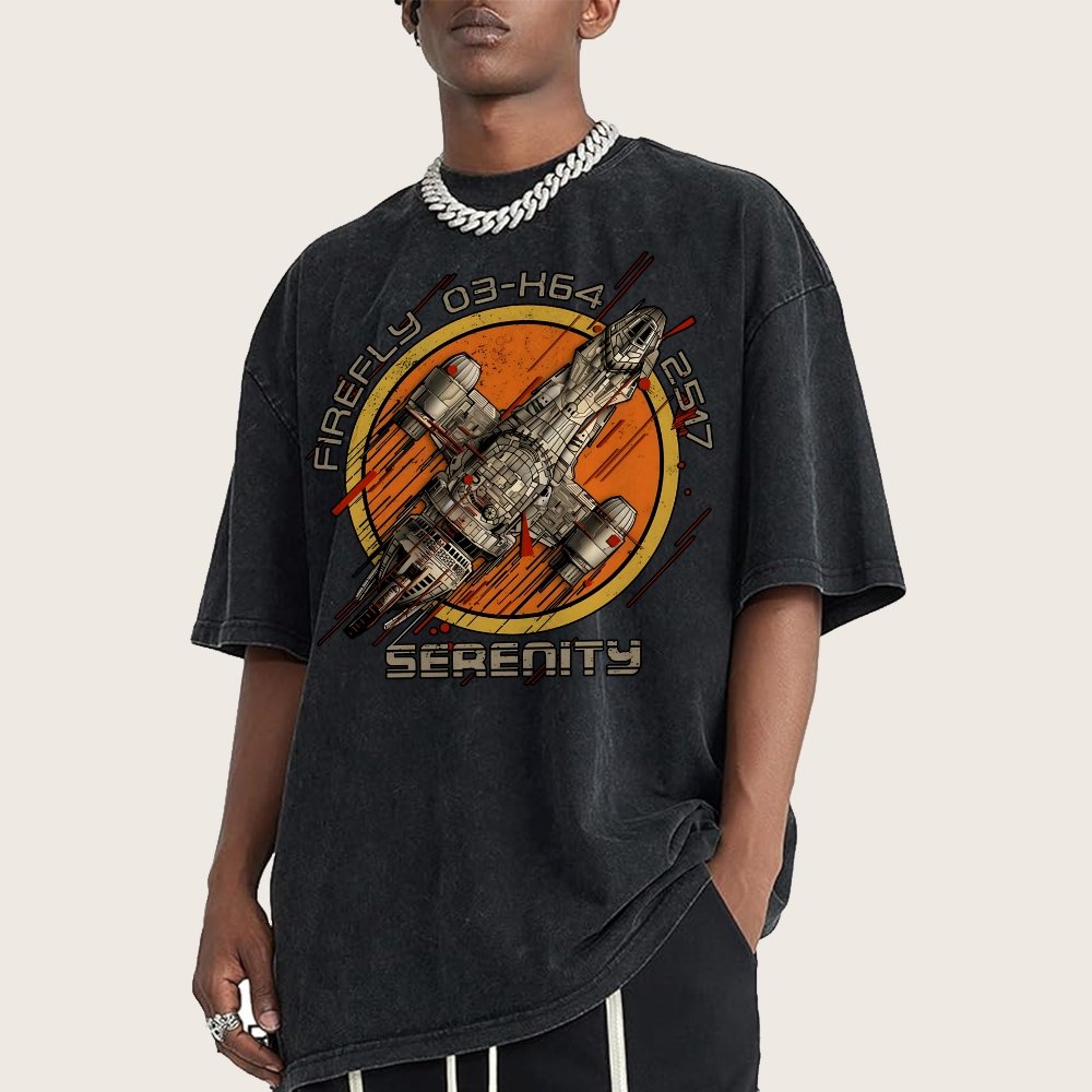 Space Explorer Vintage Distressed T-shirt