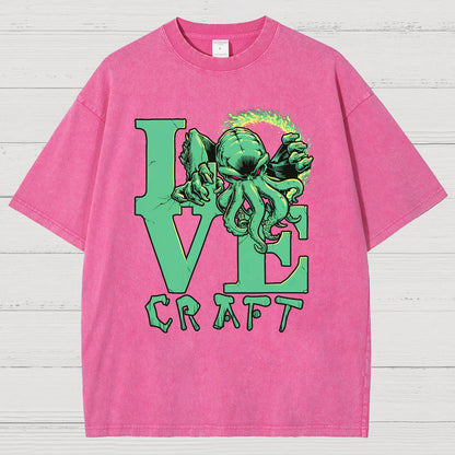 Cthulhu Vintage Distressed T-shirt