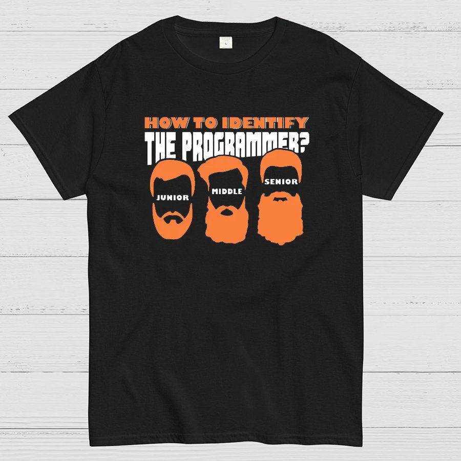 How To Identify The Programmer Funny Programmer Geeky T-Shirt