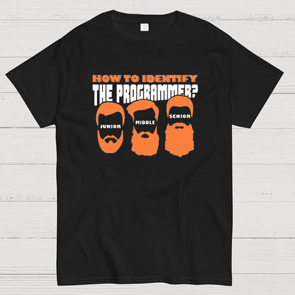 How To Identify The Programmer Funny Programmer Geeky T-Shirt