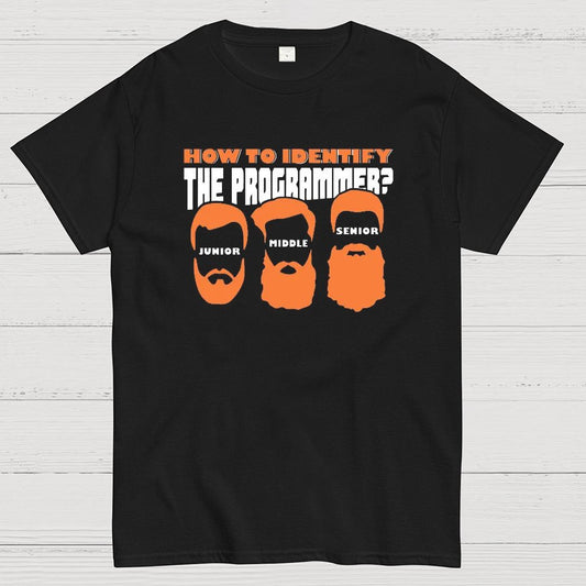How To Identify The Programmer Funny Programmer Geeky T-Shirt