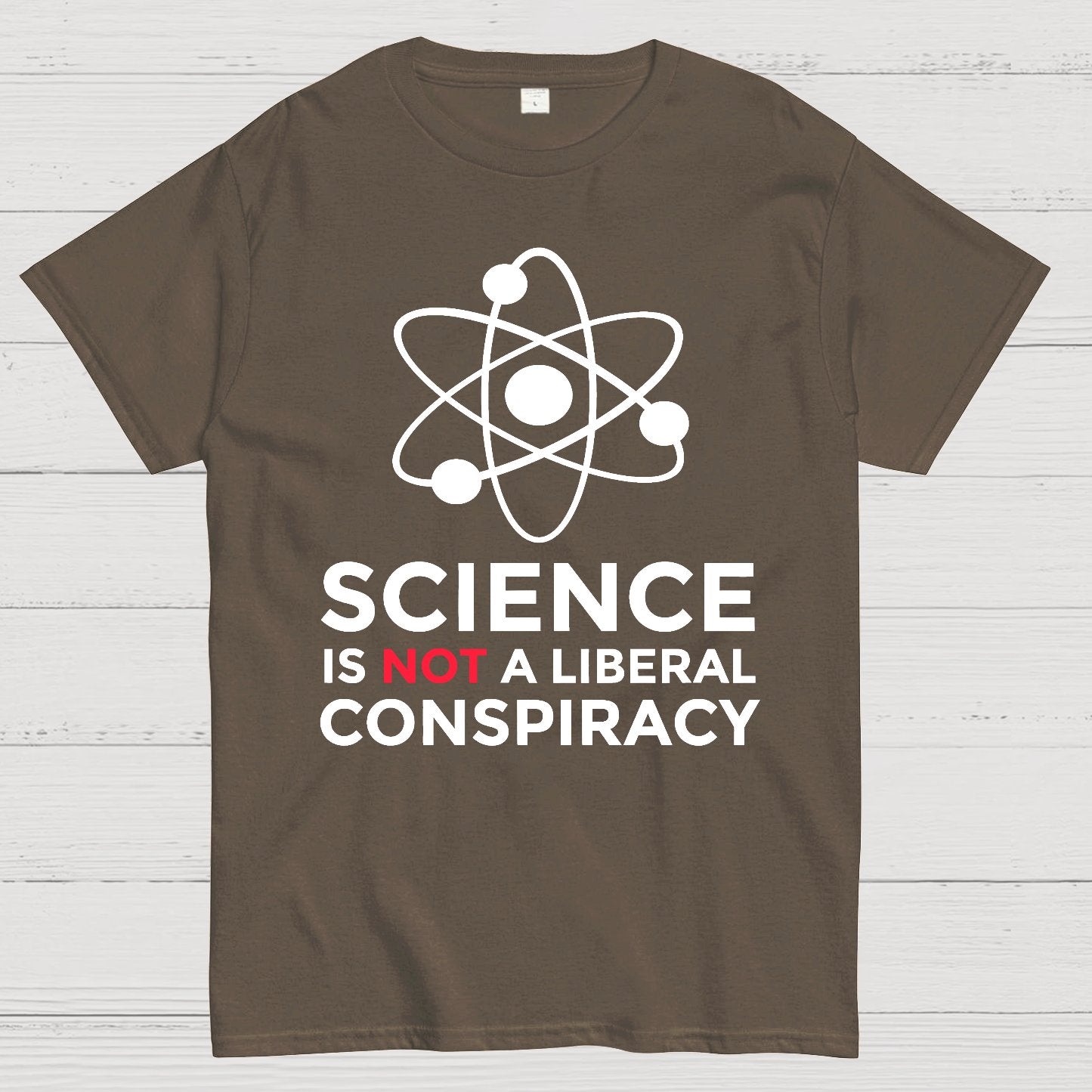 Science Is Not A Liberal Conspiracy Geek T-Shirt