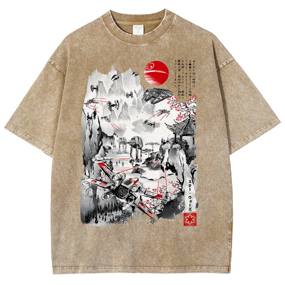 Last Battle of the Cosmic Conflict Vintage Distressed T-shirt