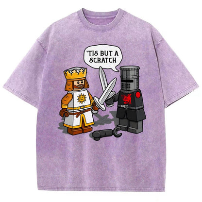 King Vs Knight Vintage Distressed T-shirt