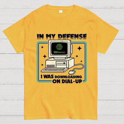 Defense Protocol Dial-Up Geek T-Shirt