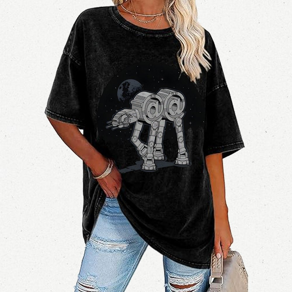 Ack…Ack… Vintage Distressed T-shirt