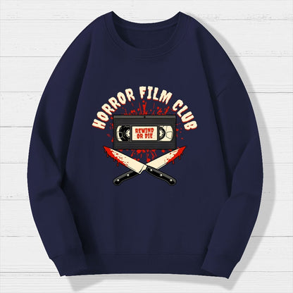 Horror Film Club Geek Cotton Sweatshirt