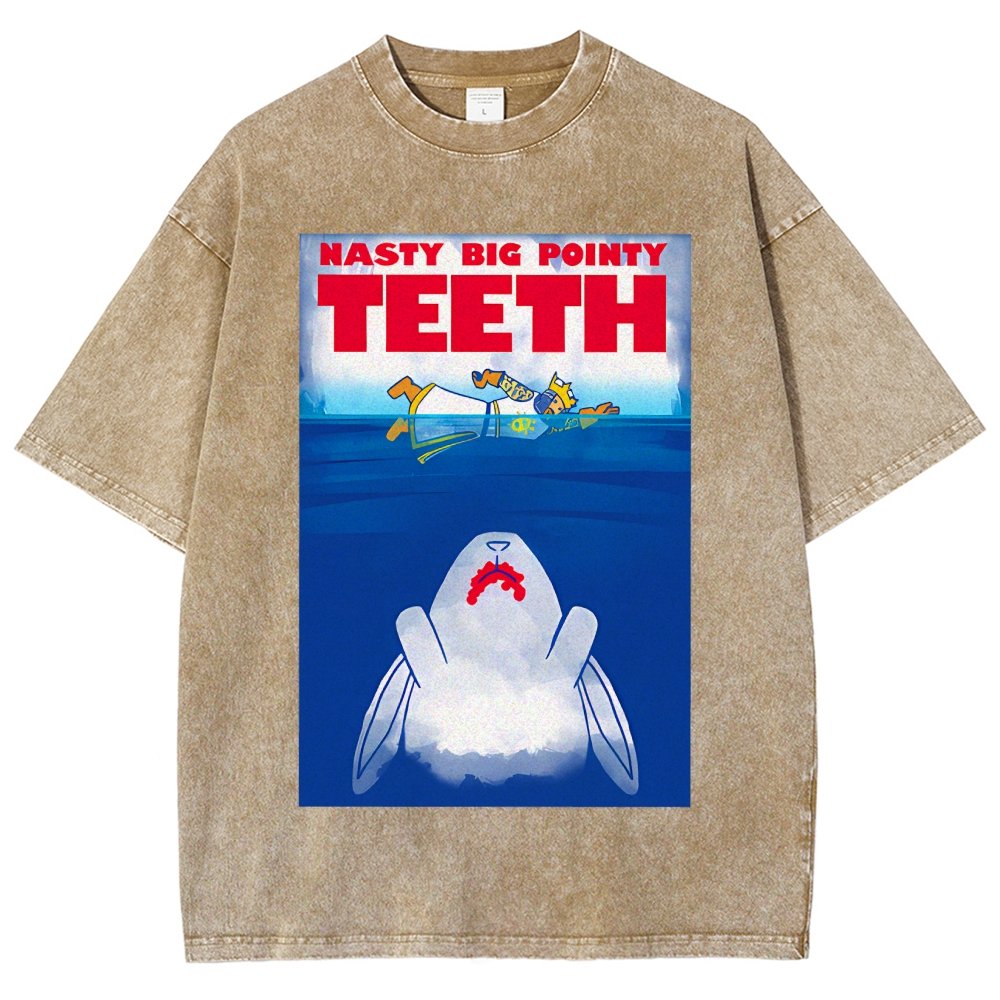 TEETH Vintage Distressed T-shirt