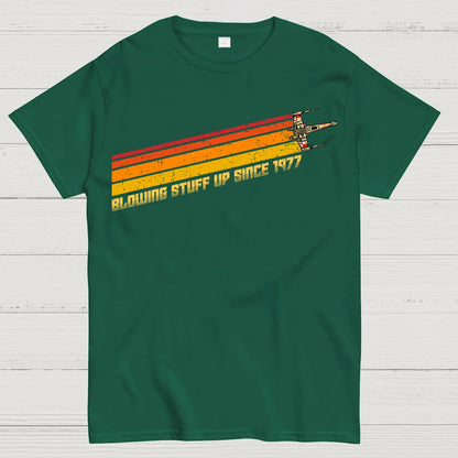 Blowing Stuff Up Since 1977 Geek T-Shirt