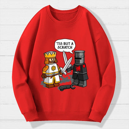 King Vs Knight Geek Cotton Sweatshirt