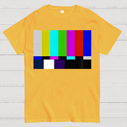 Retro Color Bar Screen Geek T-Shirt