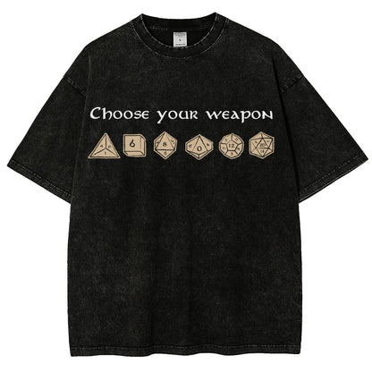 Choose your weapon Vintage Distressed T-shirt