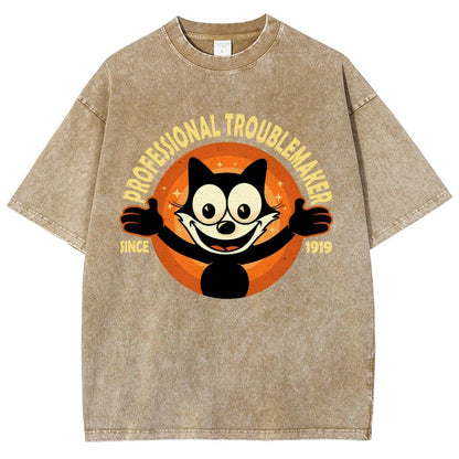 Professional Troublemaker Vintage Distressed T-shirt