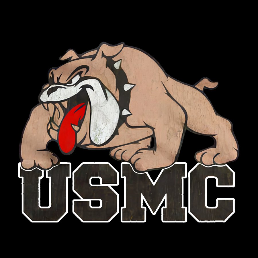 Bulldog USMC Geek T-Shirt