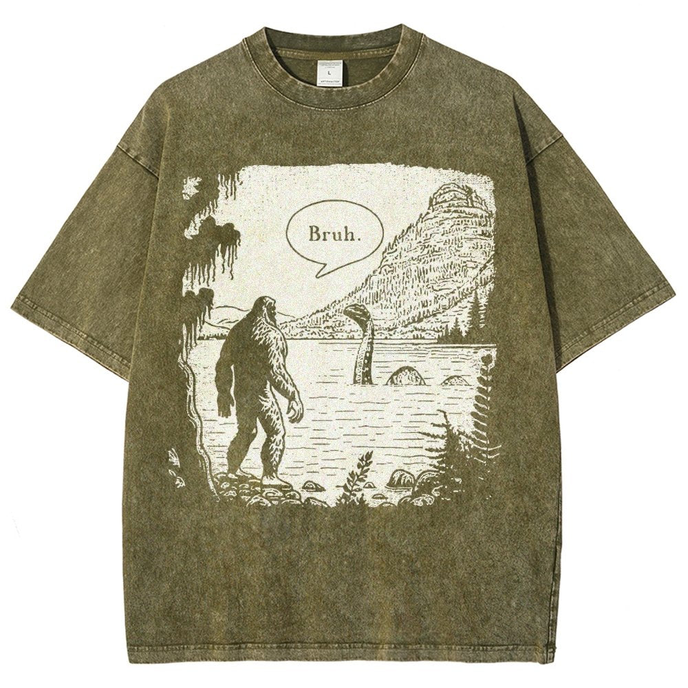 Bruh Vintage Distressed T-shirt
