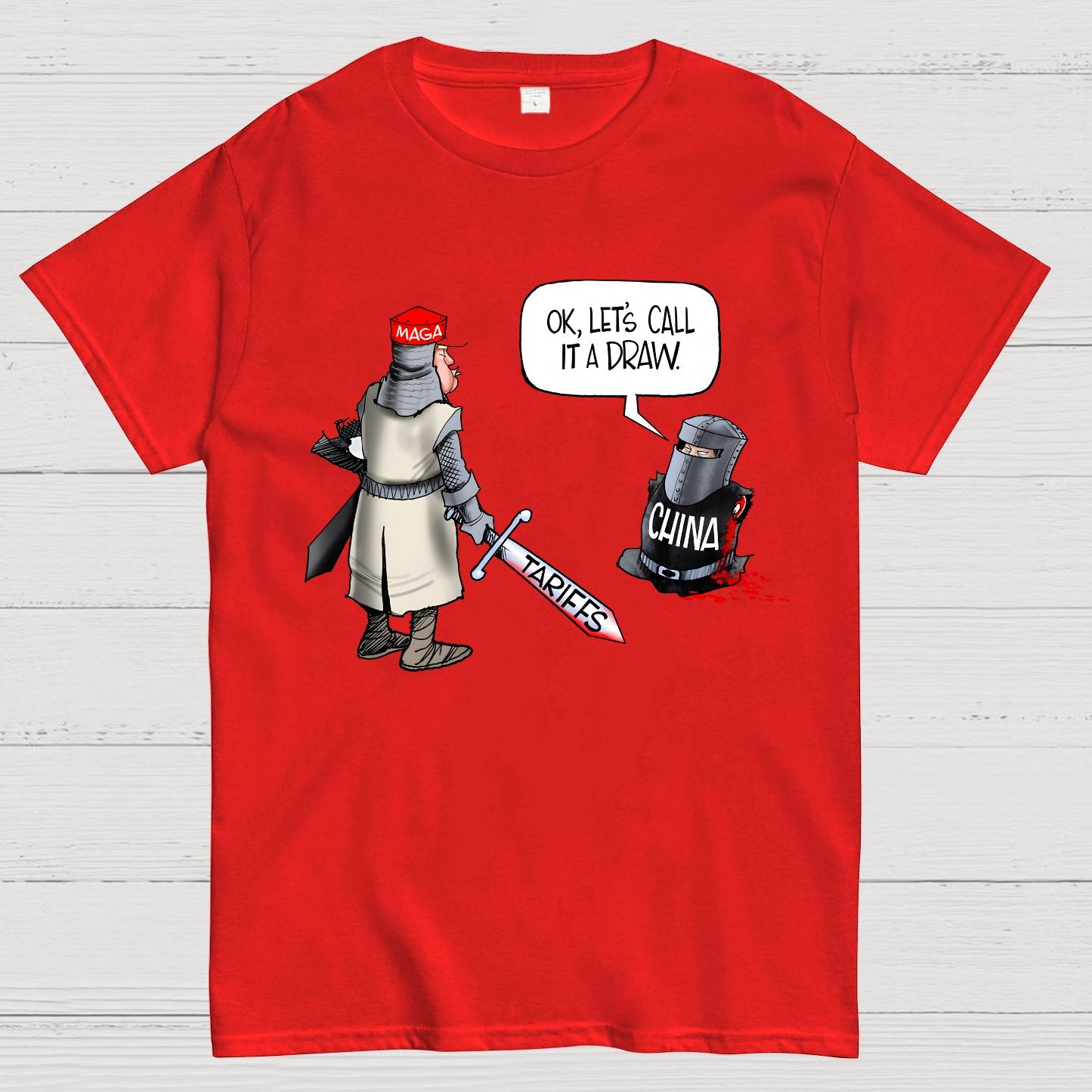 The Holy Grail Tariffs Geek T-Shirt