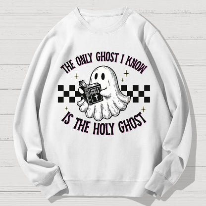 Holy Spirit Halloween Geek Cotton Sweatshirt