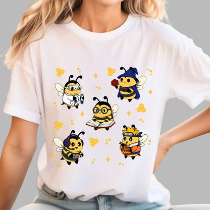 Nerdy Bees Squad Geek T-Shirt
