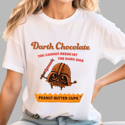 Dart Chocolate Peanut Butter Cups Unisex Geek T-Shirt