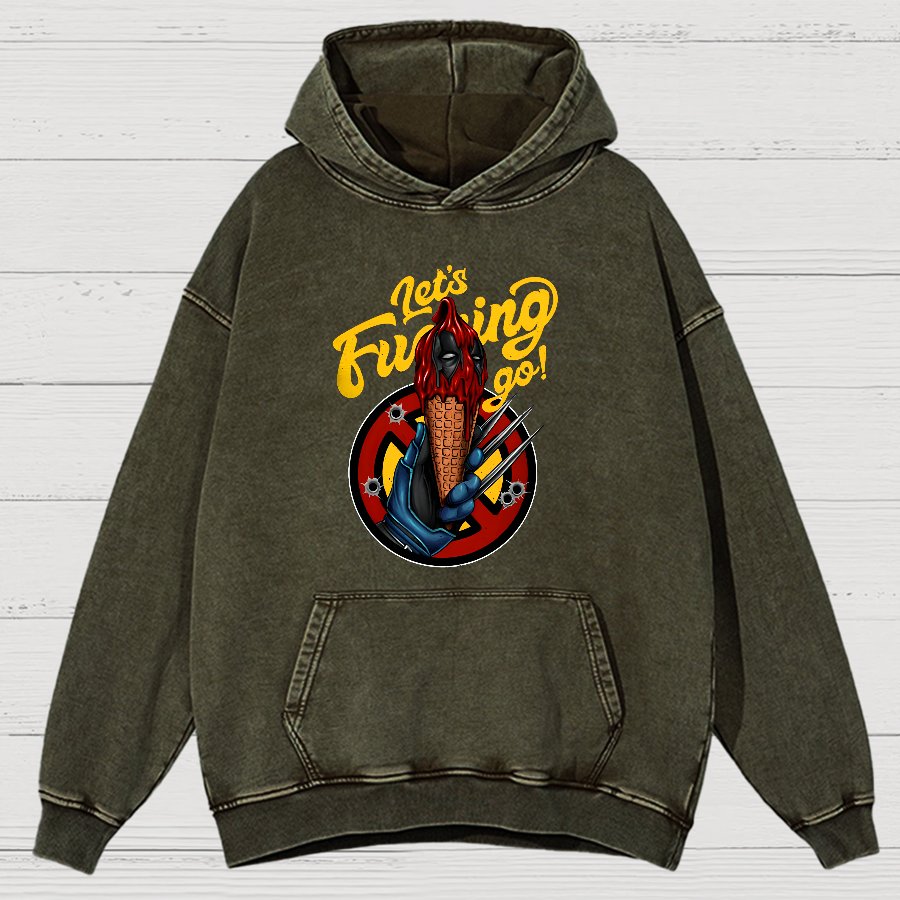 LFG Vintage Distressed Hoodie