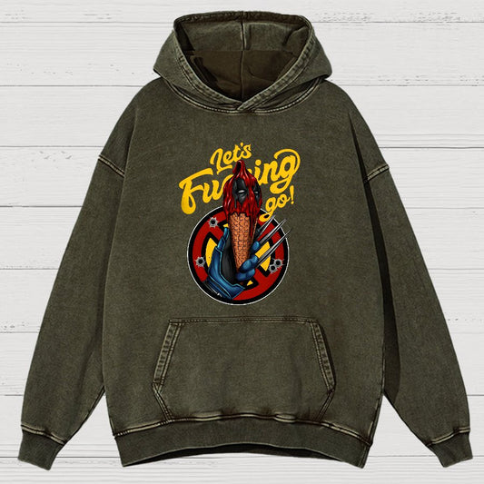 LFG Vintage Distressed Hoodie